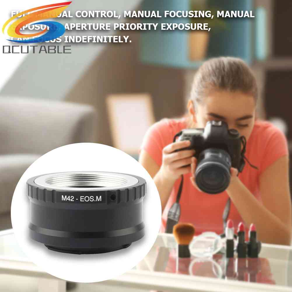 Ngàm Chuyển Đổi Ống Kính M42-EOS M Sang Canon EF-M Mirroless M42