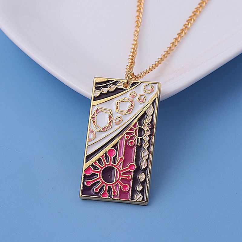 Vòng cổ Họa Tiết Hoạt Hình Demon Slayer Kimetsu no Yaiba Độc Đáo Thời Trang