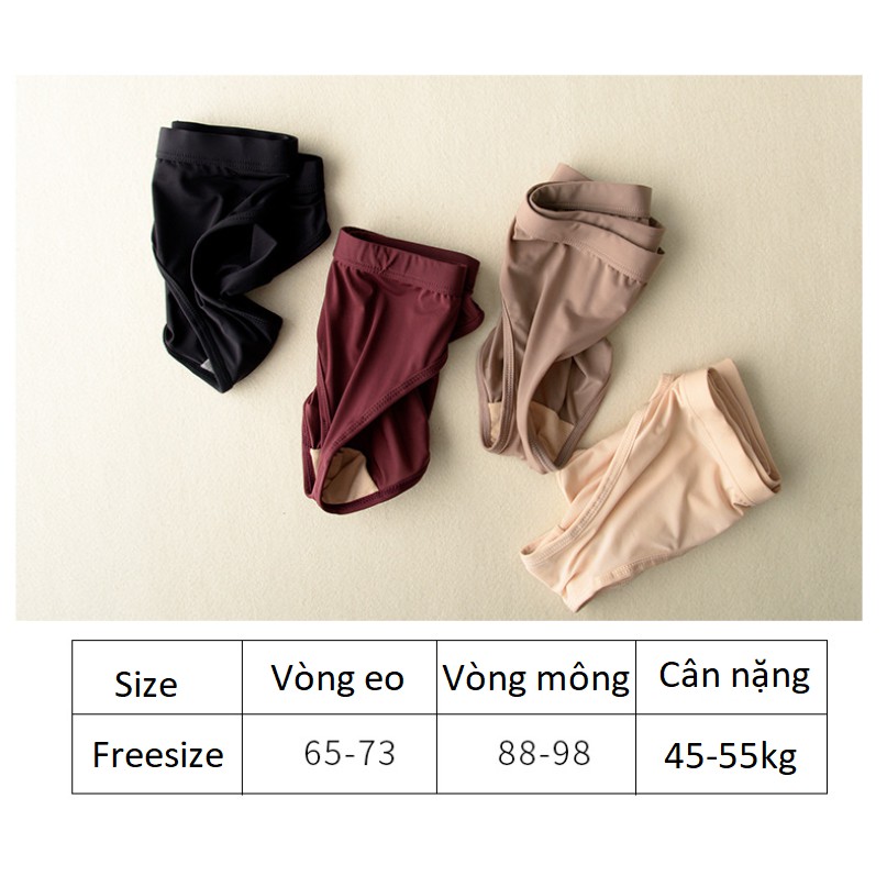 Quần Lót Lụa Siêu Mềm Mịn Free Size P149