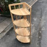 Kệ góc gỗ 4 tầng 38cm