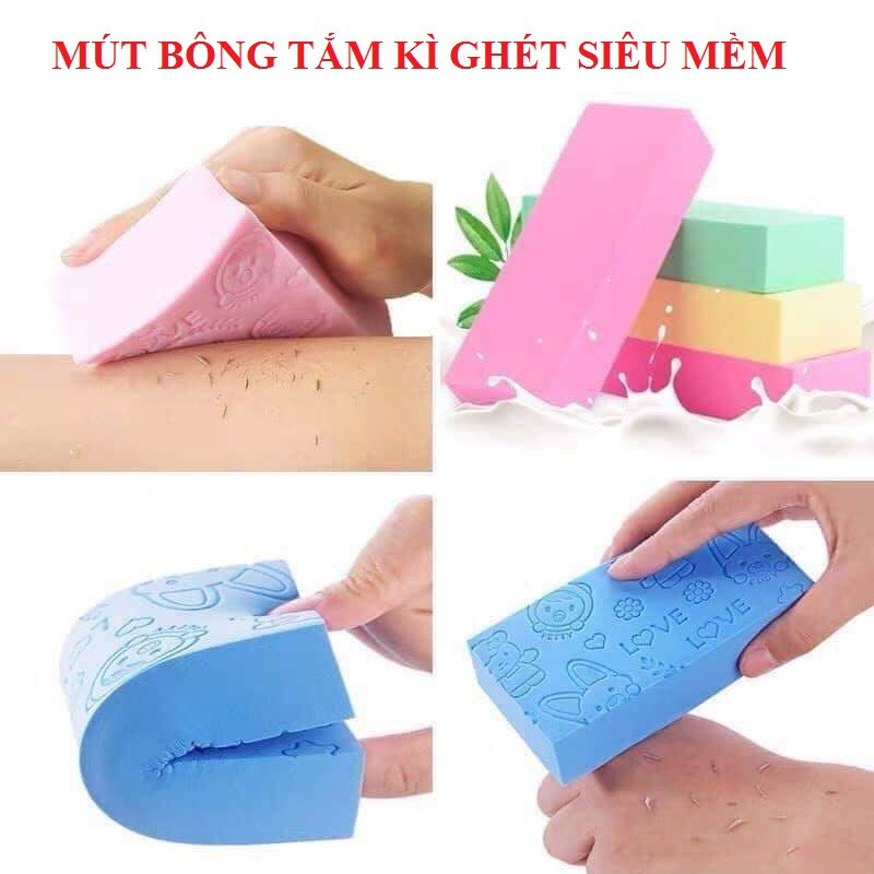 MÚT BÔNG TẮM KÌ GHÉT SIÊU MỀM