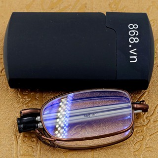 Gọng kính xếp 868 màu nâu