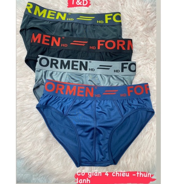 Quần Sịp Nam Fomen Thun Lạnh Co Giãn 4 Chiều Vải Siêu Đẹp - Chất Lượng Tốt Ảnh Shop Tự Chụp M01 - T&D