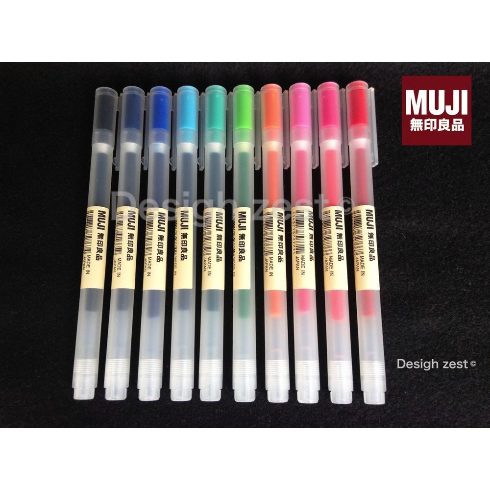 Bút Bi Gel Muji ngòi 0.38/0.5/0.7 bản mới_ hàng nội địa Nhật.