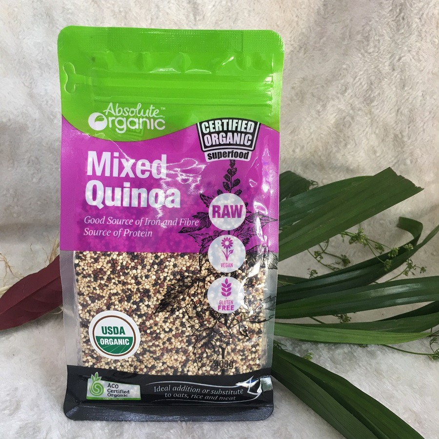 Hạt Diêm Mạch Hỗn Hợp Hữu Cơ Úc Mixed Quinoa 400g