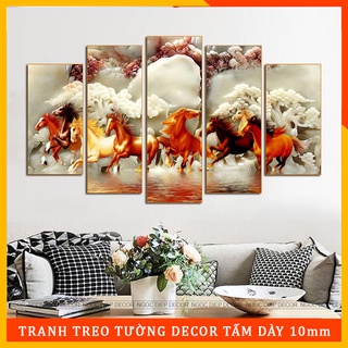 Tranh Trang Trí Giả Ngọc - Tranh dán tường 3D trang trí phòng khách, kèm băng dính xốp