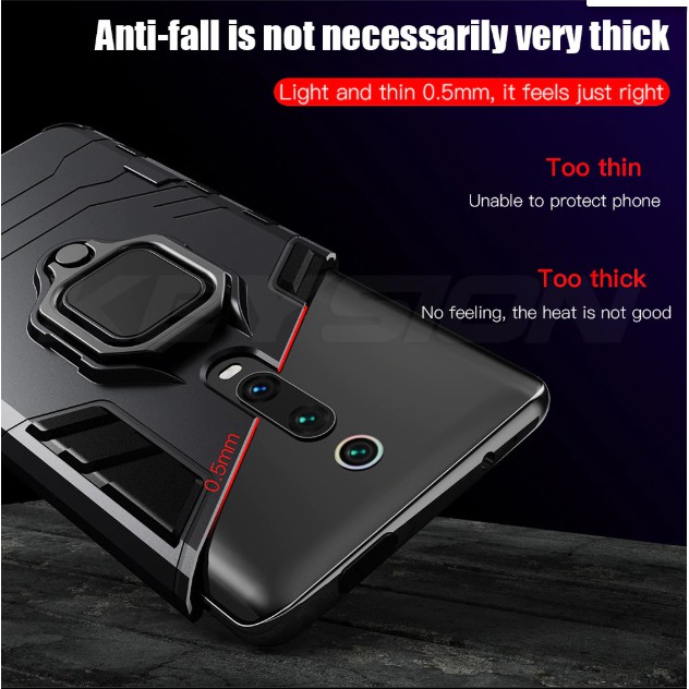 Ốp lưng Xiaomi Redmi K20 , K20 Pro chống sốc Iron Man ver 2 có Iring (Full Màu)