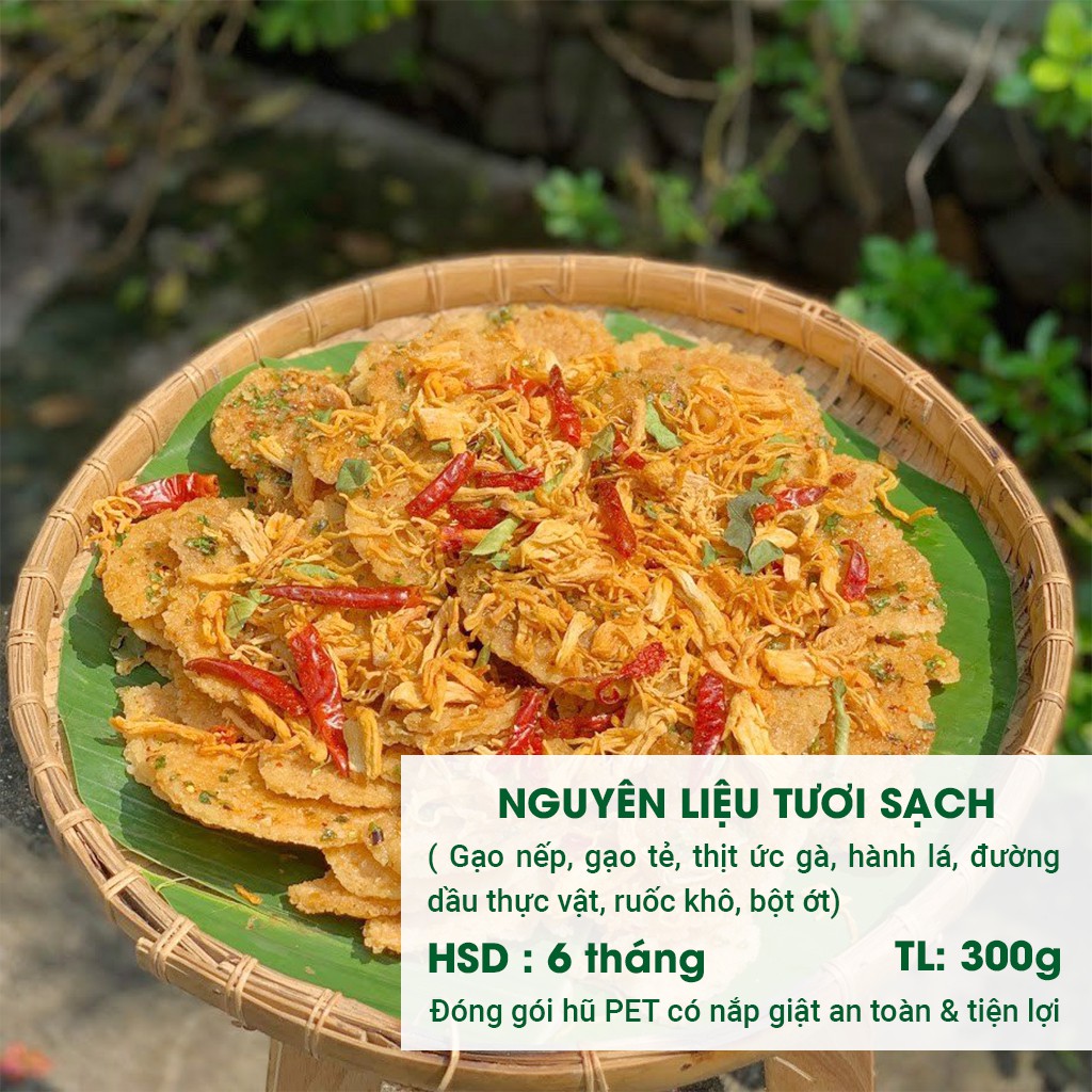 Cơm cháy lắc khô gà 300G ecofood chiên mắm hành giòn thơm đồ ăn vặt viêt nam an toàn vệ sinh thực phẩm | BigBuy360 - bigbuy360.vn