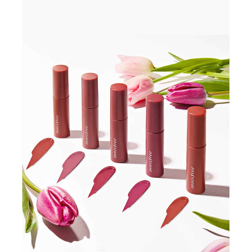 Son tint siêu lì hot hit của Innisfree vidid cotton ink