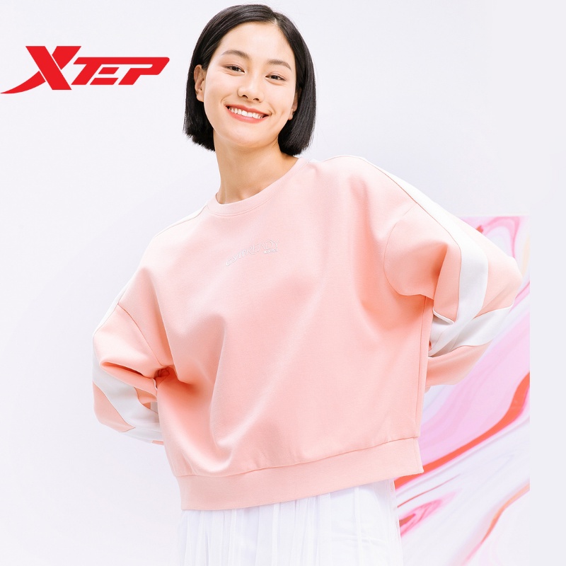 Áo nỉ nữ Xtep, năng động thời trang, sweater chất lượng mềm mại, thoáng mát 879328920094