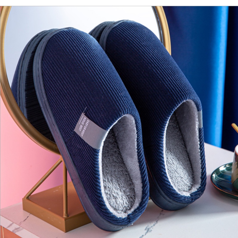 Dép bông đi trong nhà đế cao su chống trượt-dép mang trong nhà, văn phòng, cơ quan