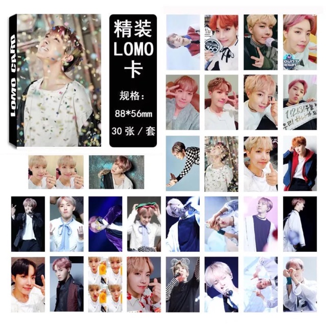 Lomo hộp giấy 30 tấm J-Hope