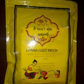 Miếng dán thải độc chân LANNA FOOT PATCH