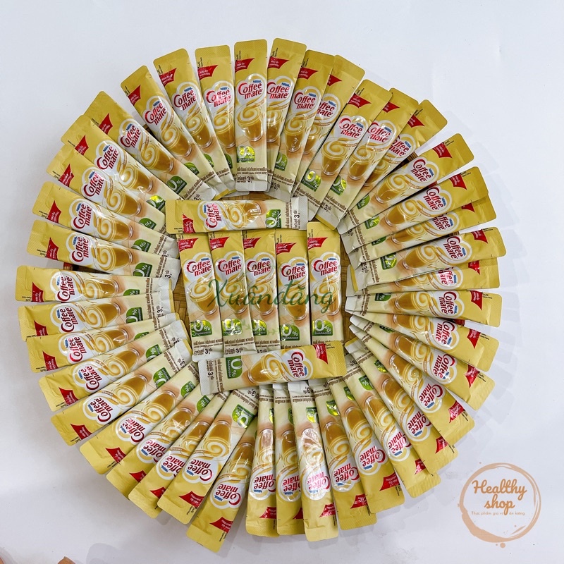 Bột kem sữa coffee mate Keto dùng pha với cacao, cafe, trà Thái