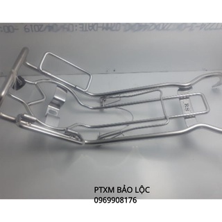 Baga Inox 10 Ly Dream Wave Future Blade Cub có gập đỡ 2 bên (giá để đồ trước giữa kẹp xe máy phụ tùng cho xe hãng honđa