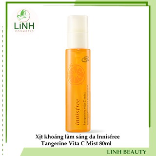 Xịt Khoáng Chiết Xuất Từ Quýt Innisfree Tangerine Vita C Mist 80ml