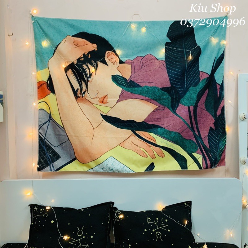 [HÀNG SẴN] Siêu hot Tranh Decor treo tường phong cách cặp đôi Zipcy + móc treo đầy đủ | BigBuy360 - bigbuy360.vn