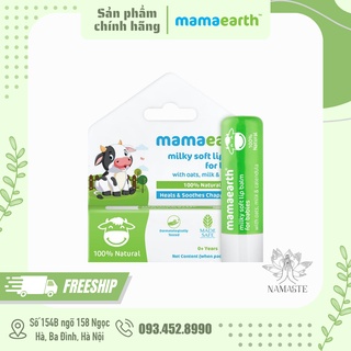 Dưỡng môi mềm mọng từ yến mạch, sữa và cúc Mamaearth 4gr