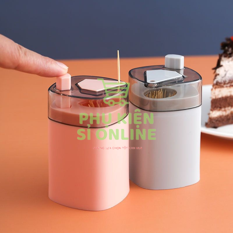 Hộp đựng tăm lúa mạch tự động lấy tăm kiểu dáng sang trọng, tinh tế Store4girls