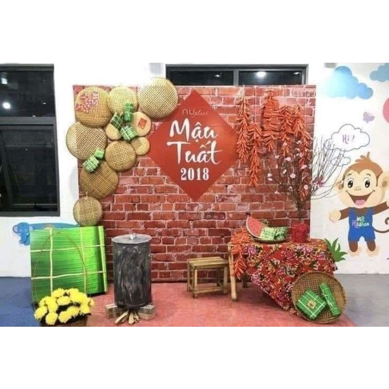 Mẹt mộc để trang trí tết, làm câu đối tết, làm khánh trang trí tết