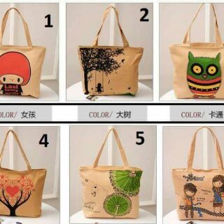 Túi Canvas cho các mẹ thuchs đơn giản