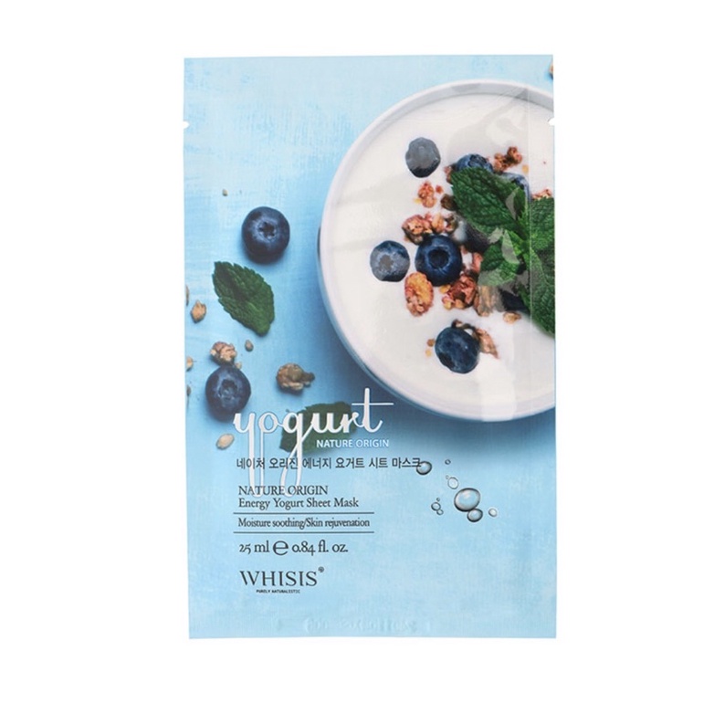 Mặt nạ sữa chua Whisis Nature Origin Energy