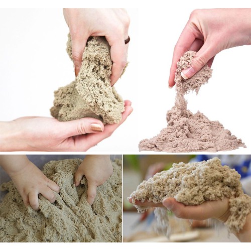 Bộ 2kg cát động học Kinetic Sand wabafun kèm đồ chơi