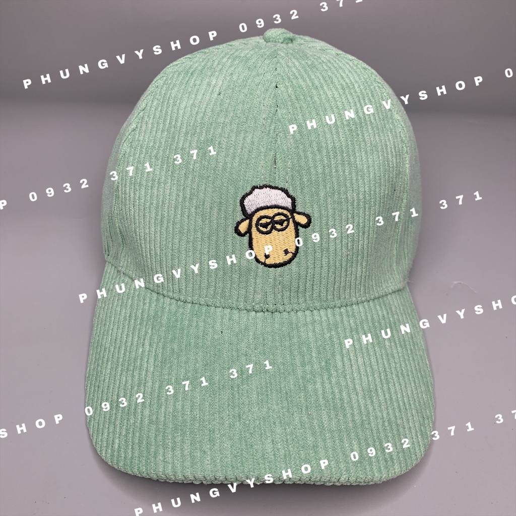 Mũ LƯỠI TRAI unisex cực hot nam nữ - KÉT NHUNG GÂN BẠN CỪU - nón kết basic đơn giản