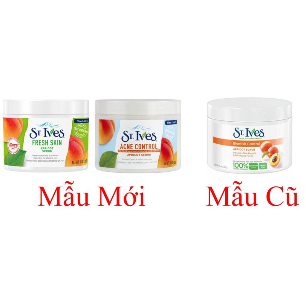 Kem Tẩy Tế Bào Chết St.Ives Apricot Scrub (283g) [Date 6/2022]