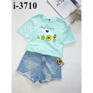 I3710 áo thun tay lỡ siêu cute