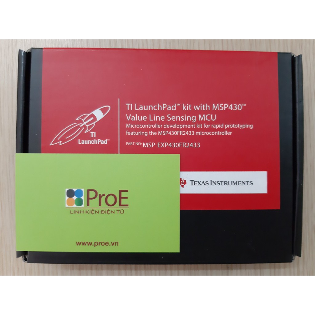 Kit phát triển MSP430FR2433 LaunchPad - Texas Instruments