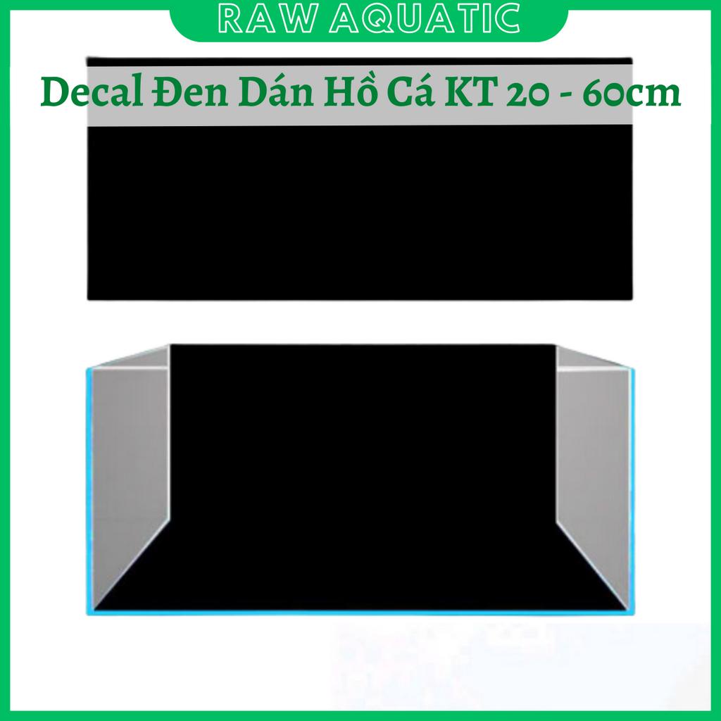 Decal Đen Dán Hồ Cá Tạo Chiều Sâu
