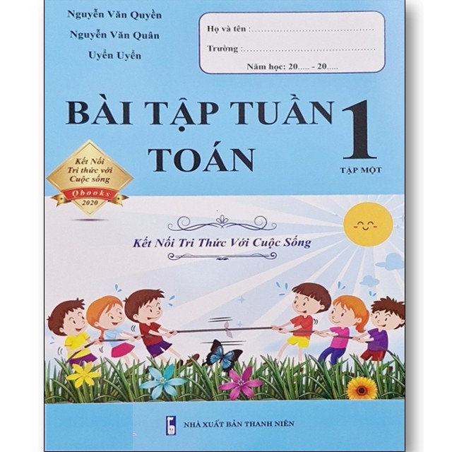 Sách - Bài Tập Tuần Toán 1 - Kết Nối Tri Thức Với Cuộc Sống - Tập 1 (1 cuốn)