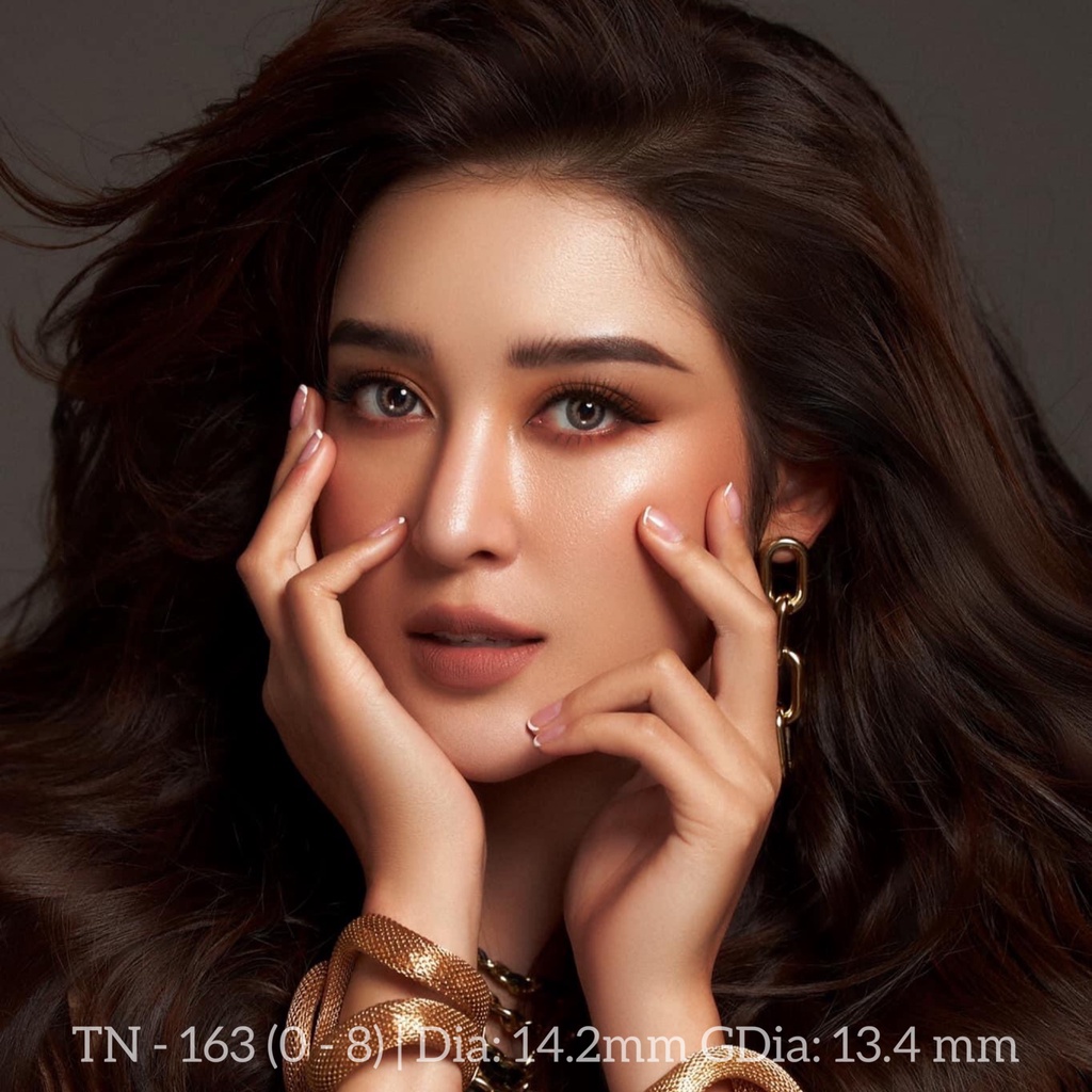 Kính Áp Tròng Tinteye Lens TN-163 Xám Tây