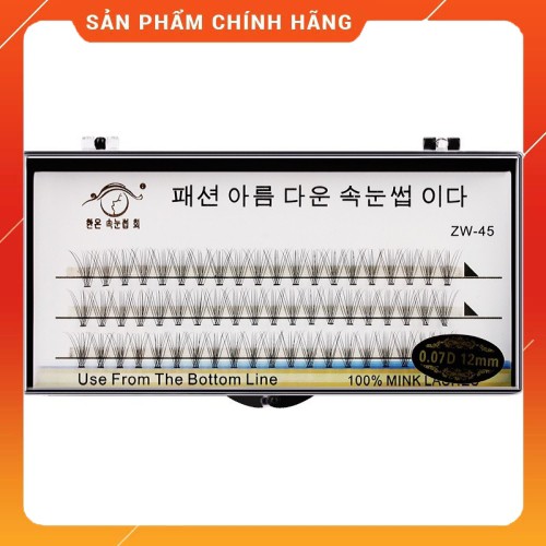 [SALE SỐC] Lông mi giả chùm tơ Hàn Quốc siêu cong, mi giả chùm tự nối độ dày 0.07, độ dài 8-13mm