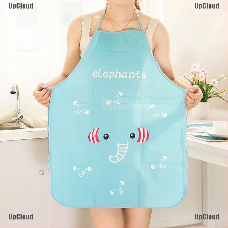 Tạp Dề Nấu Ăn Chống Nước In Hình Hoạt Hình Đáng Yêu