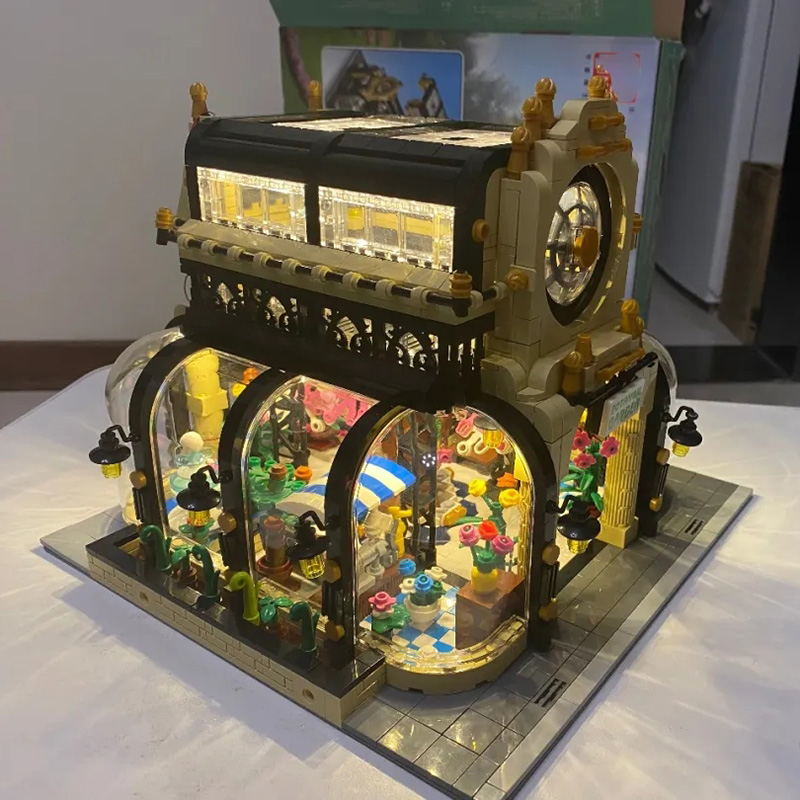 Đồ chơi giáo dục Lắp Ráp mô hình 16019 Botanical Park Or Botanical Garden With Light Parts