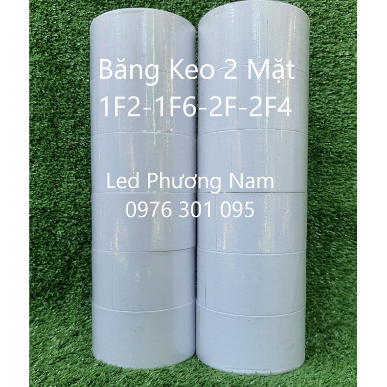 Băng Keo 2 Mặt Nhiều Kích Thước (1F2, 1F6, 2F, 2F4, 5F)