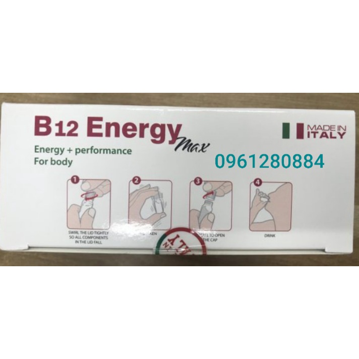 B12 Energy bổ sung đạm và acid amin