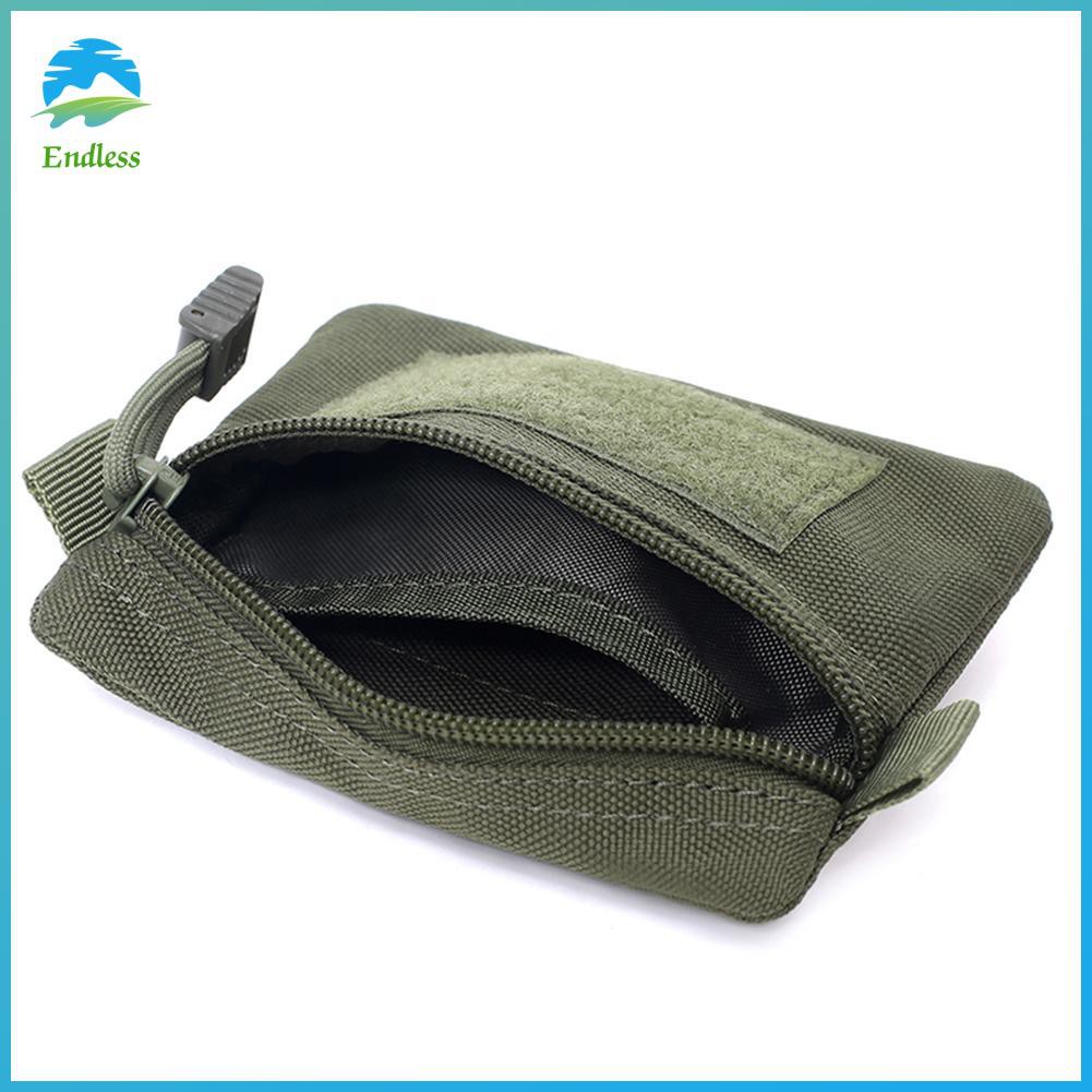 Outdoor EDC Molle Pouch Wallet Waterproof Portable Travel Zipper Waist Bag ☆endless☆