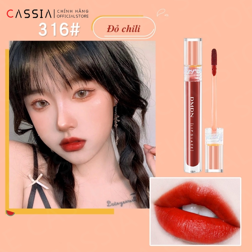 Son Kem Bóng Vỏ Trong Pha Lê Lấp Lánh Căng Mọng, Son Tint Nội Địa Trung Lâu Trôi, Không Dính Môi, Mirror Lip Glaze 3 Màu