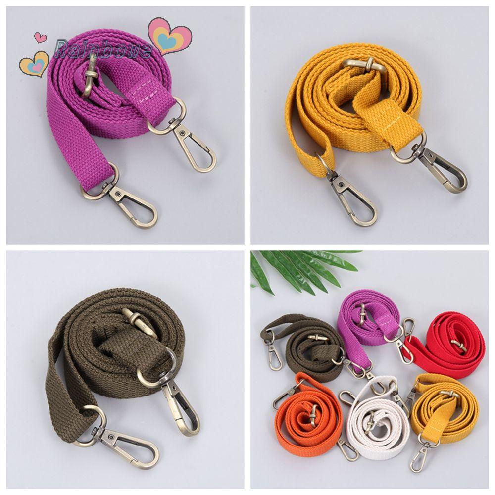 Dây Đeo Túi Xách 130CM Chất Liệu Canvas Màu Sắc Cầu Vồng