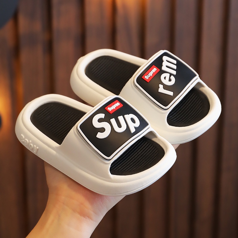 Dép Quai Ngang Đế Dày Thoáng Khí Thời Trang Cho Bé Trai Gái