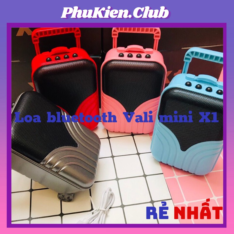 [Mã ELHACE giảm 4% đơn 300K] Loa bluetooth Vali mini X1