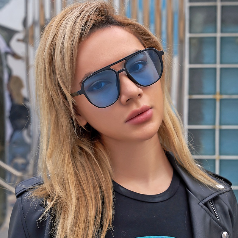 Kính Mát Tròng Hình Học Cho Nam Nữ