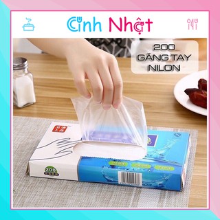 HỘP 200 CHIẾC GĂNG TAY Nilong - CHẾ BIẾN THỰC PHẨM DÙNG 1 LẦN AN TOÀN - VỆ SINH KHI SỬ DỤNG