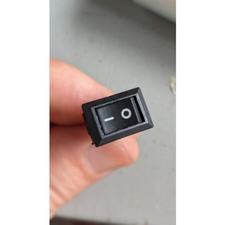 Công tắc bập bênh đen nhỏ KCD1 6A
