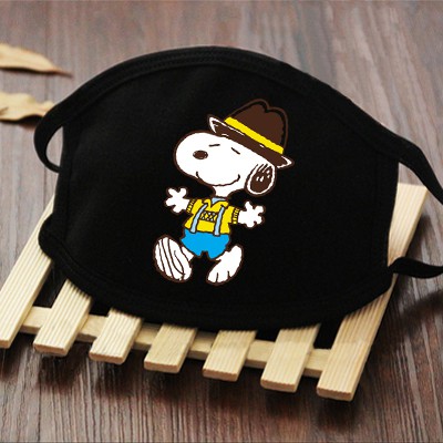 [NHIỀU MẪU] Khẩu Trang Vải Hoạt Hình Snoopy Dễ Thương