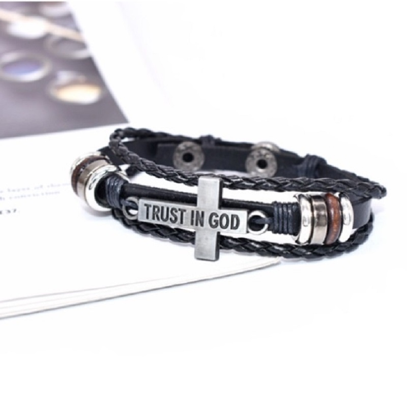 Vòng Tay Mặt Thánh Giá Thời Trang Cho Nam