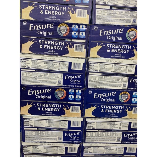 SỮA ENSURE MỸ ( NƯỚC ) VANILA 237 ML - THÙNG 30 CHAI